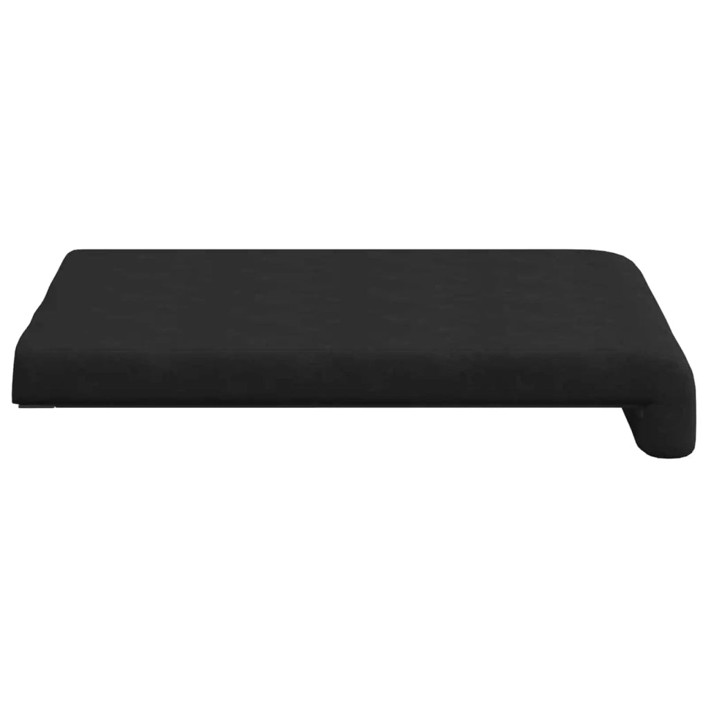 Cuscino per panchina 2 pcs Microfibra Nero Profondità 35 cm 42043055
