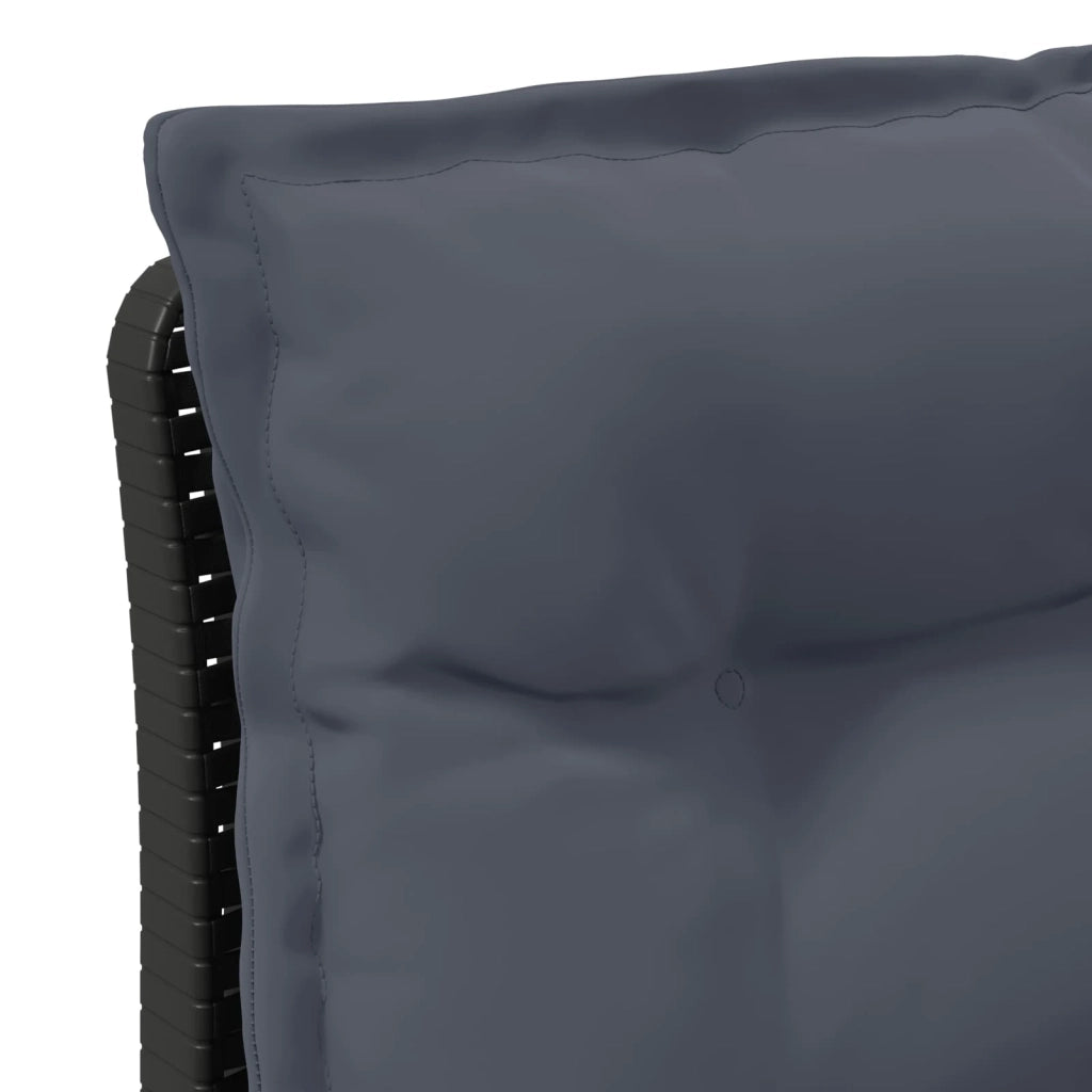 Divano da Giardino a 1 Posto con Cuscini Aspetto Rattan PP 8011799