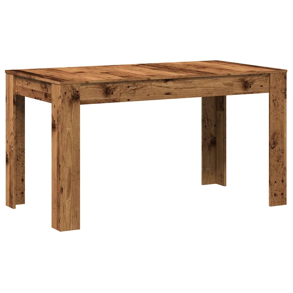 Tavolo da Pranzo Legno Antico 140x74,5x76 cm Legno Multistrato 856572