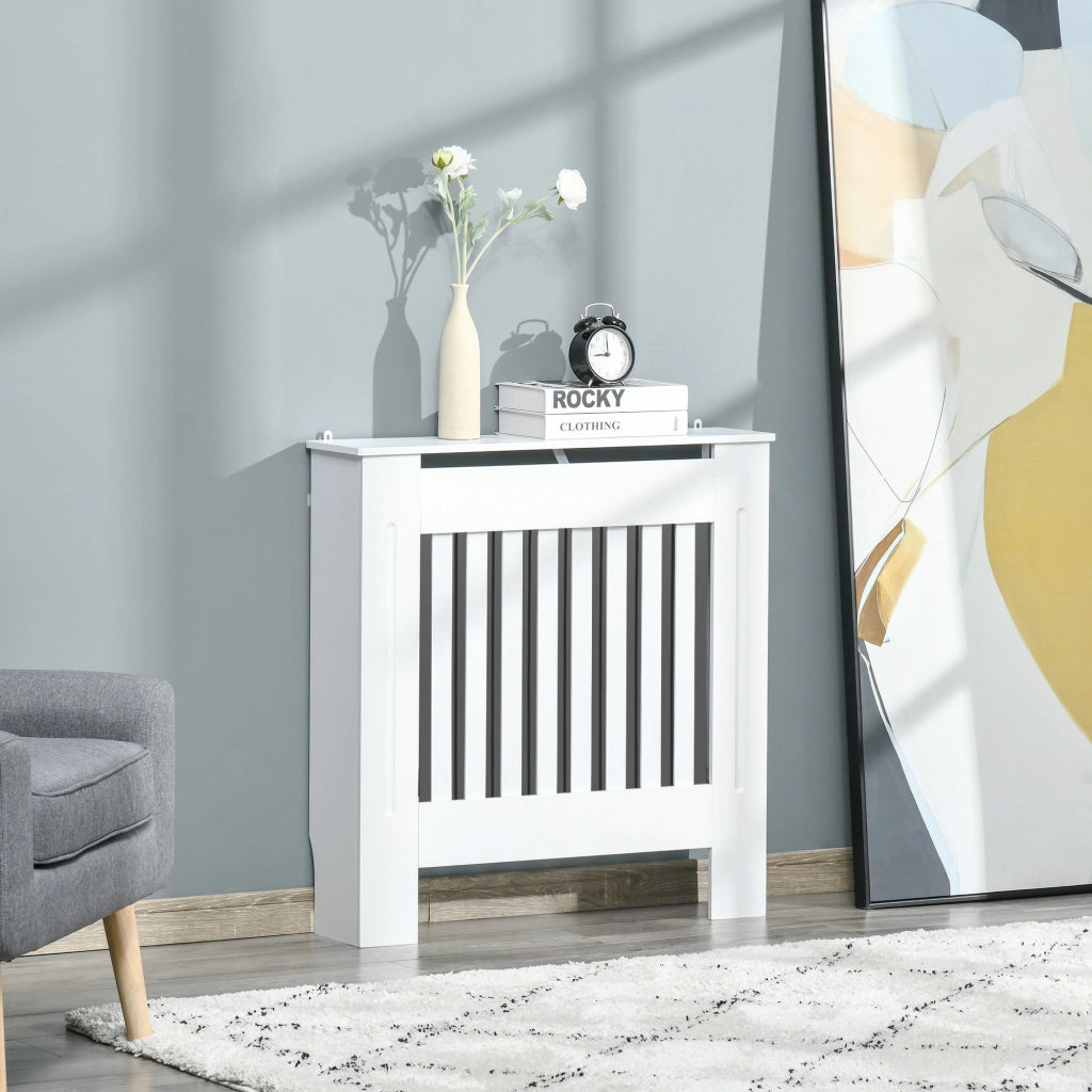 Mobile TV per termosifone ¨C Minimal ¨C 78x19x81 cm bianco