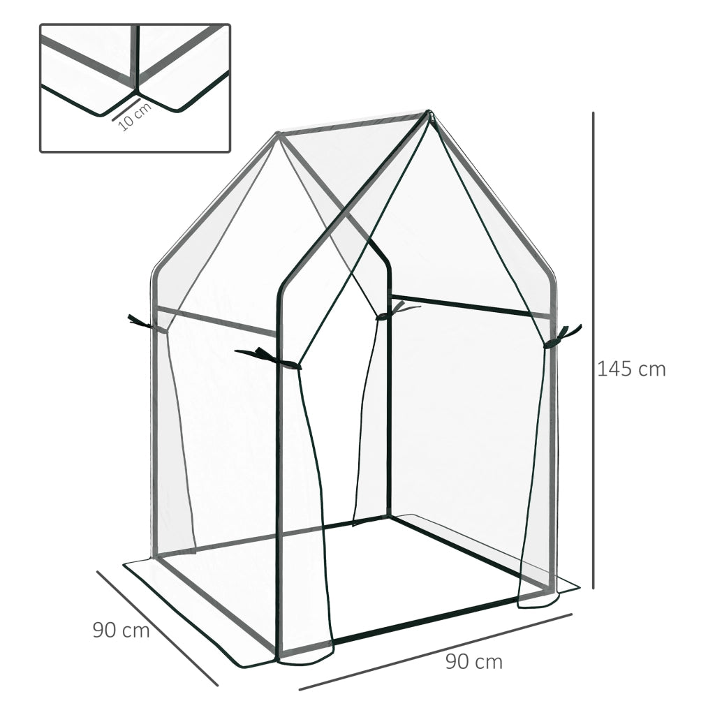 Serra da Giardino ¨C ZephMum ¨C 90x90x145 cm Trasparente