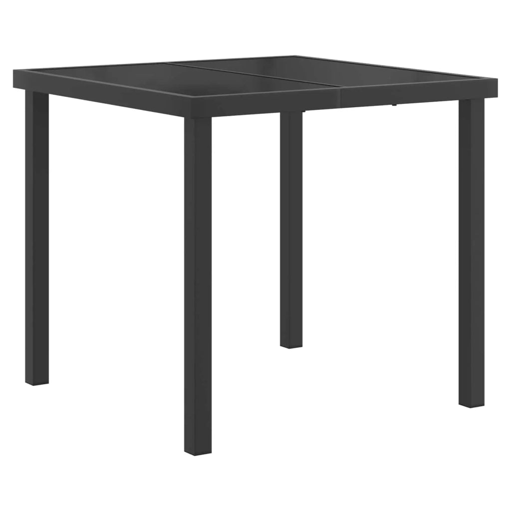 Set da Pranzo per Giardino 5 pcs Bianco e Grigio Chiaro 3448900
