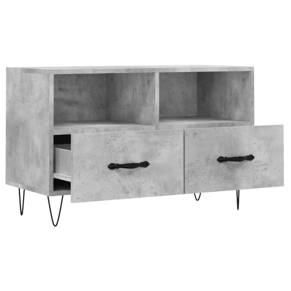 Mobile per TV-Credenza TV-Console TV Grigio Cemento 80x36x50 cm Legno Multistrato 552700
