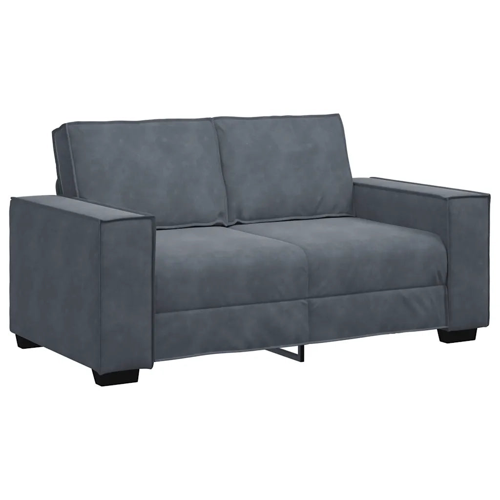 Divano a 2 Posti-Sofa 2 Posti grigio scuro 120 cm in Velluto 732846