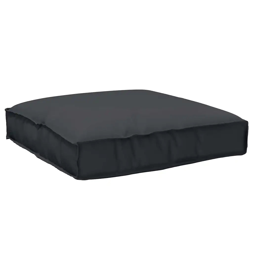 Cuscino Nero 80 x 80 x 12 cm Tessuto Oxford 42001512