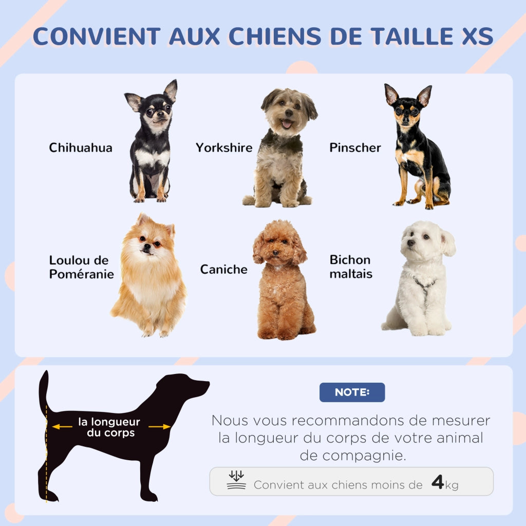 Casetta per cani esterna in plastica ¨C zephmum ¨C blu e bianco