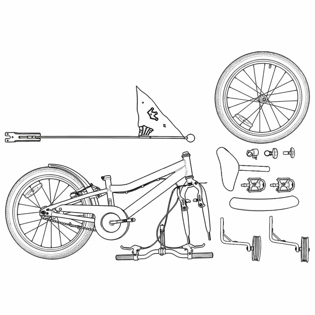 Bicicletta per Bambini | Bici per bambini 14 Pollici per bambini da 3 a 5 anni