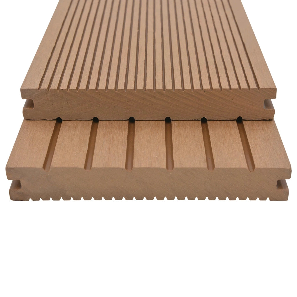 Pavimento da Deck 4 pcs Teak riciclato WPC 42046654