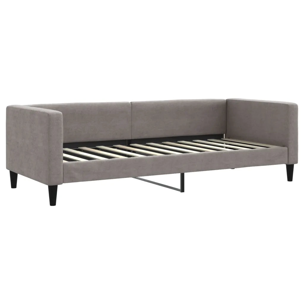 Divano letto | Sof¨¤ letto | Letto singolo Estraibile Tortora 80x200 cm Tessuto