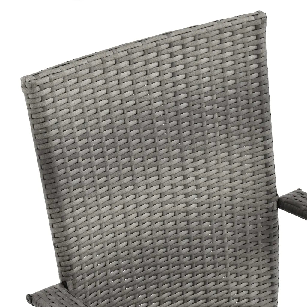 Set da Pranzo per Giardino 7 pz Grigio 3072132