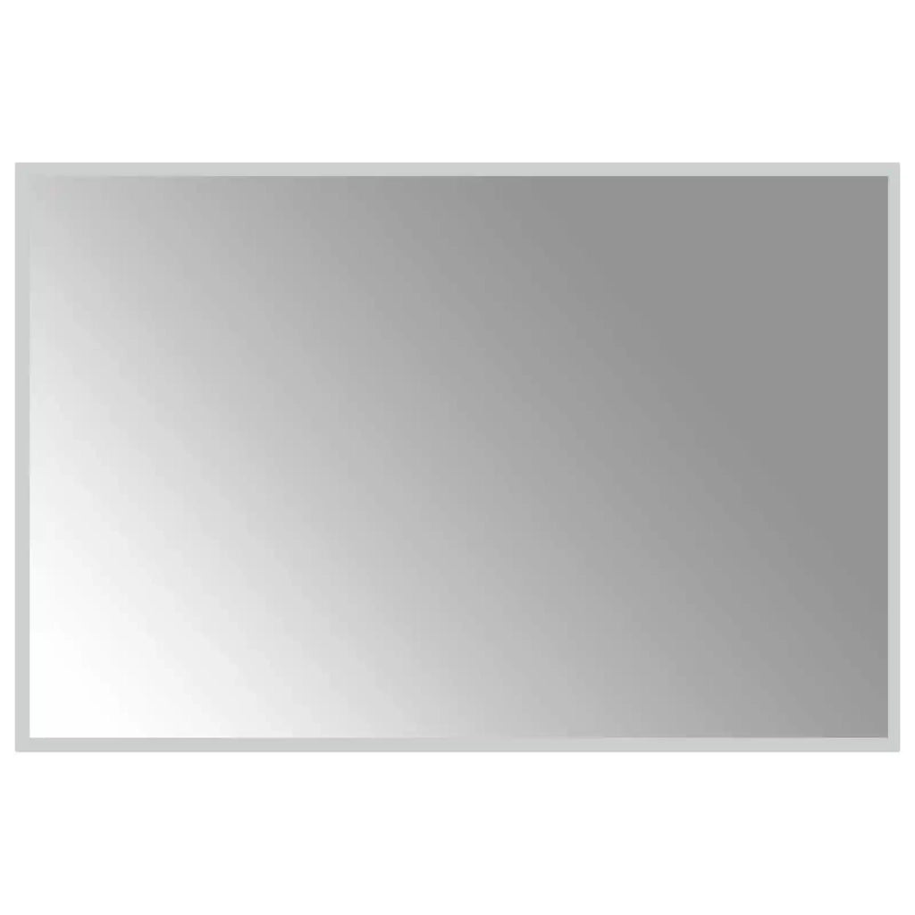 Specchio da bagno LED Trasparente 90 x 60 cm vetro temperato 42045821