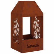 Focolare Marrone 50 x 50 x 100 cm Acciaio CorTen CFW2110022