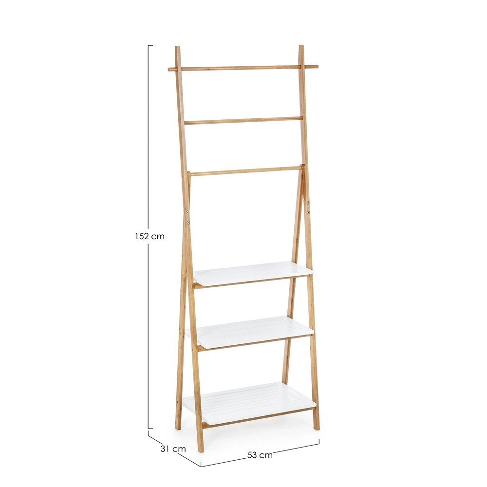 Scaffale Legno Marrone Moderno da Interno - QUINN