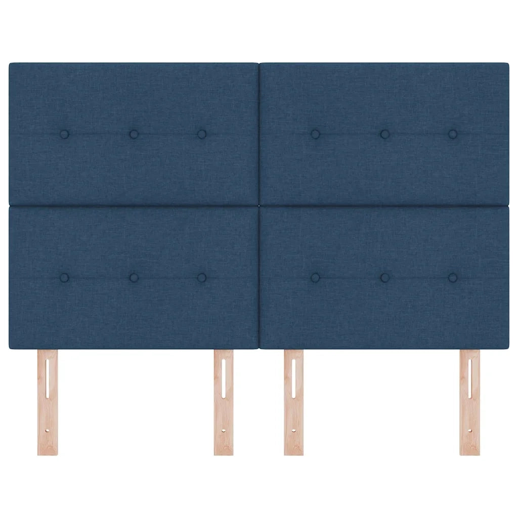Testiera | Testata LED con strisce LED con Testiera | Testata Blu 160 cm Tessuto