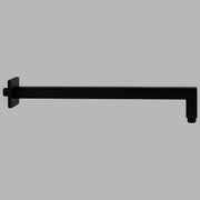 BRACCIO DOCCIA SQUARE QUADRO NERO  cm 30     MADE IN ITALY