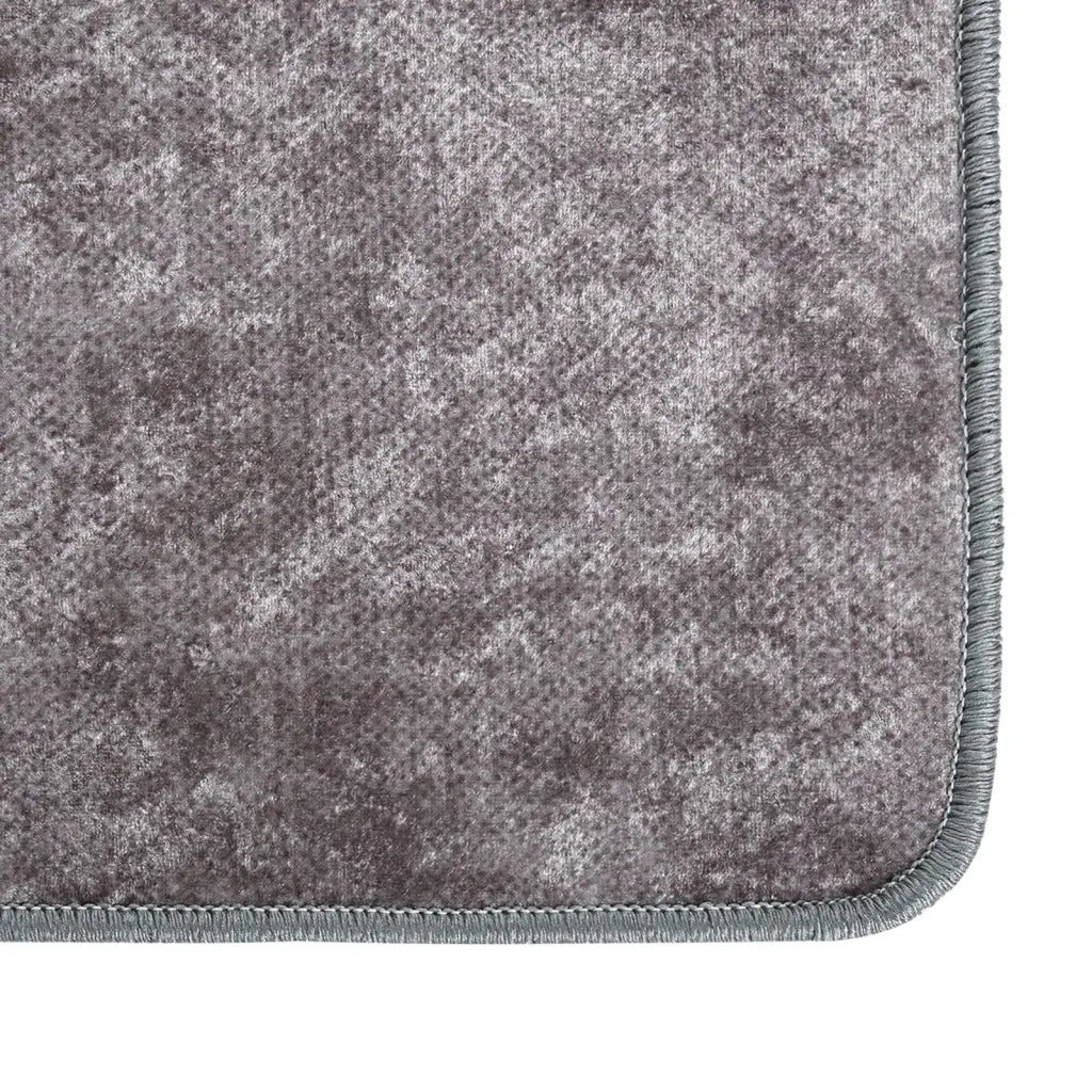 Tappeto Lavabile 80x150 cm Grigio 337958