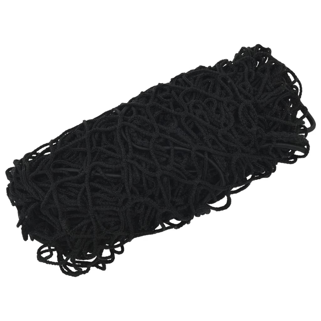 Rete per rimorchio telo di fissaggio per il carico portapacchi con corda elastica 4 x 2,5 m PP nero 02_0042213