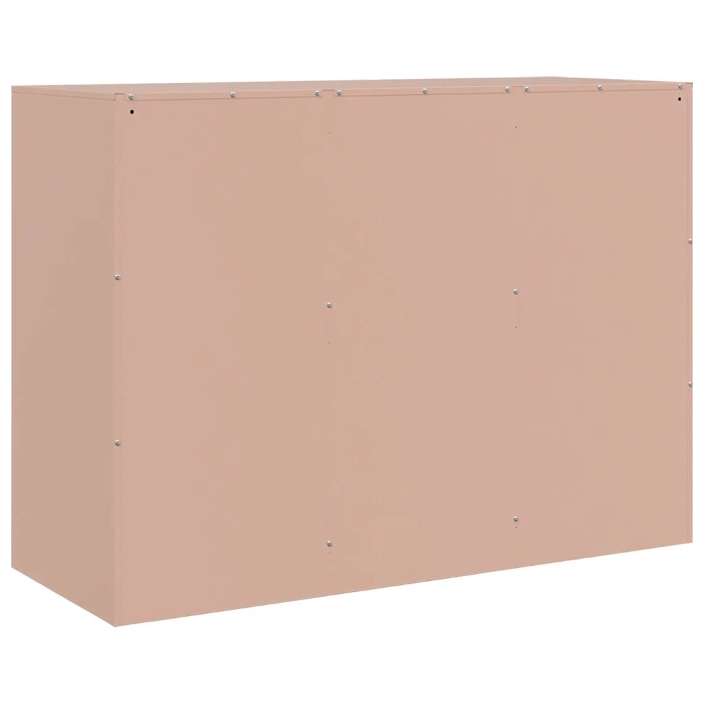 Credenza Rosa 99x39x73 cm in Acciaio 841722