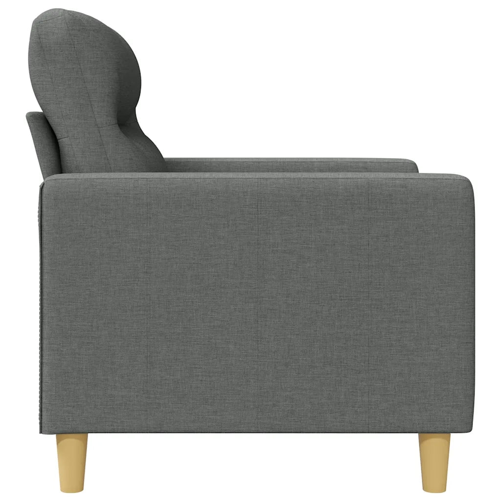 Divano a 3 Posti Grigio Chiaro 180 cm in Tessuto 359244