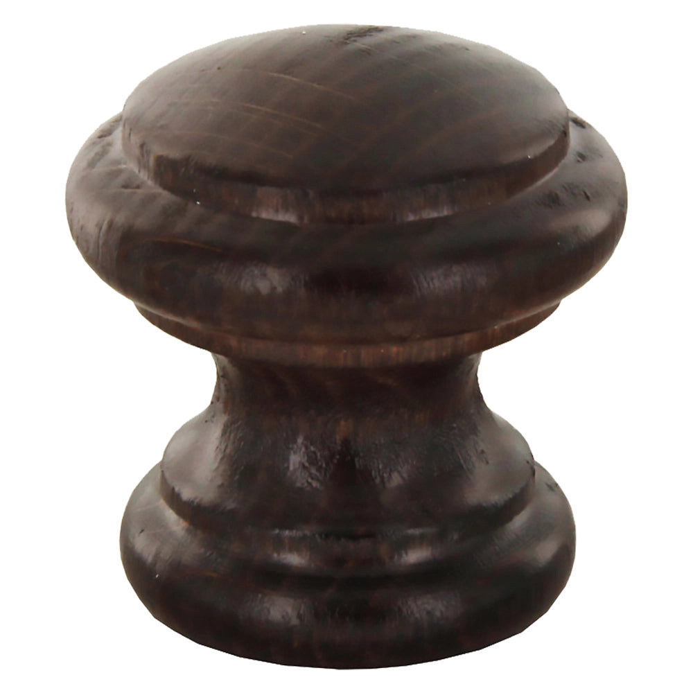POMOLO IN LEGNO ART. 114 mm 38 noce scuro- 25 pezzi