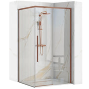 Cabina Doccia Solar Copper Brush 90x90 senza piatto doccia