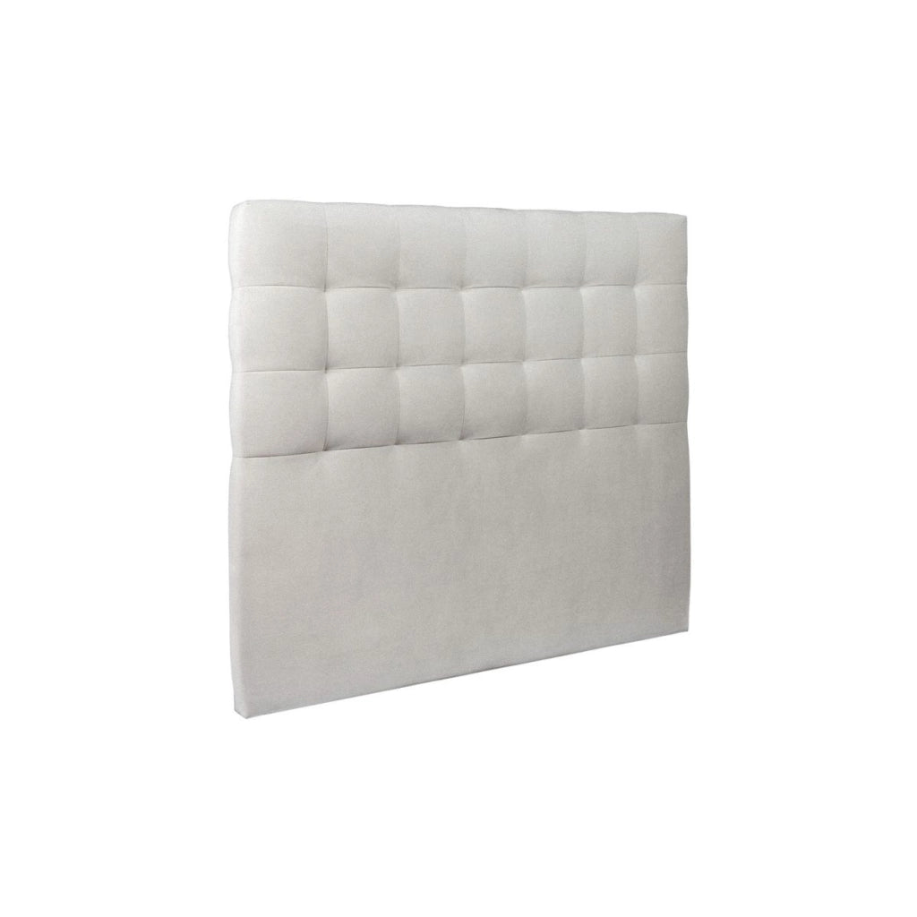 Letto 150x190 cm con testata imbottita - Tessuto velluto