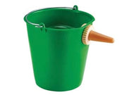 SECCHIO VERDE CON POPPATOIO PER VITELLI  lt.12