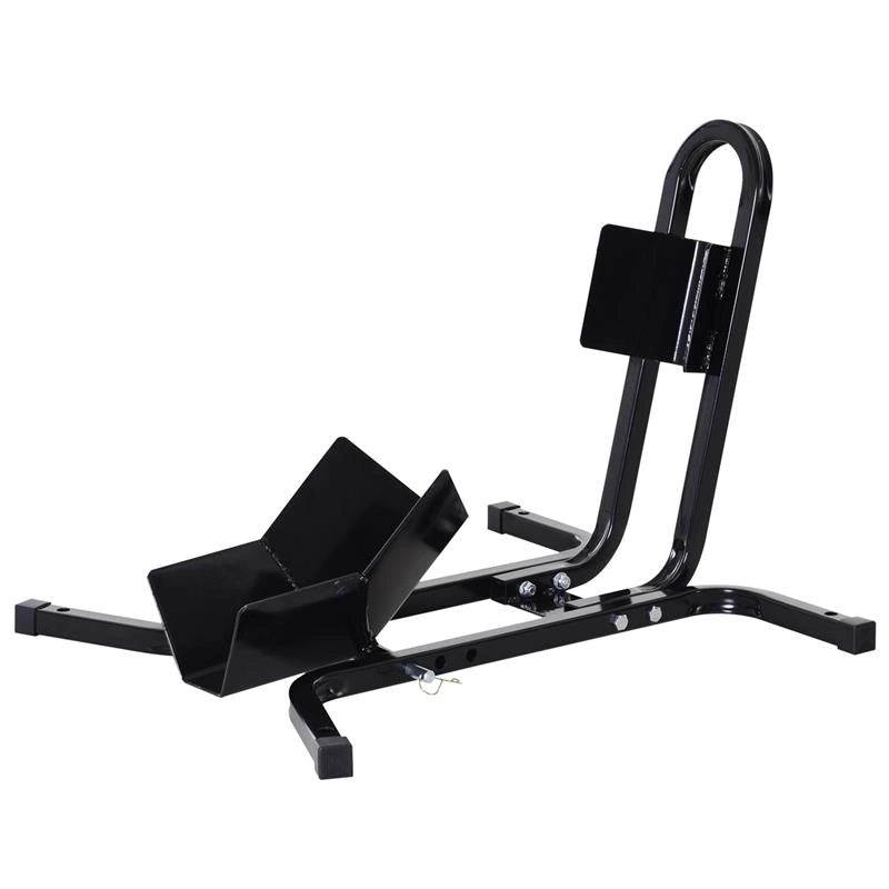 BLOCCA RUOTA MOTO REGOLABILE SU 3 LIVELLI DA 250 KG MAX IN METALLO 60X55X43 CM NERO