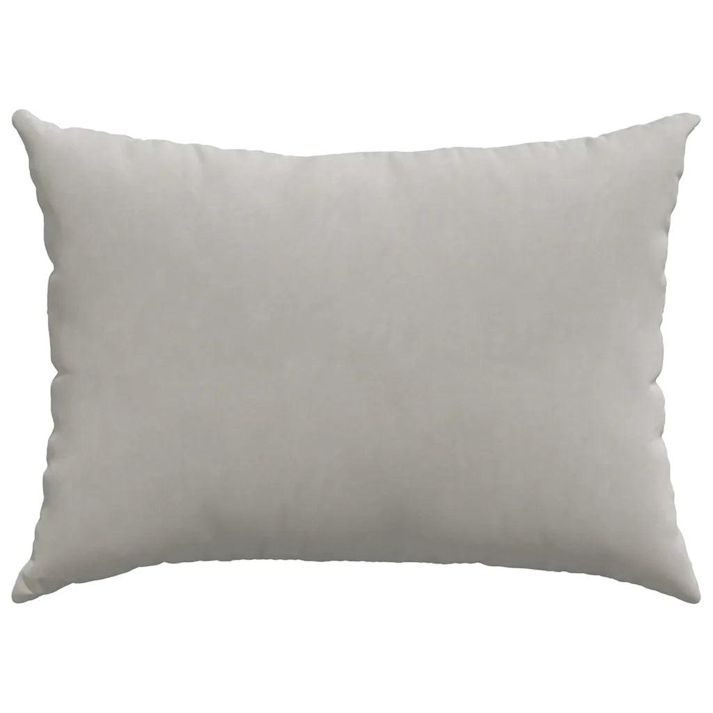 Cuscini da Divano 2 pz | Cuscini per sedie Grigio chiaro 70 x 50 cm Tessuto