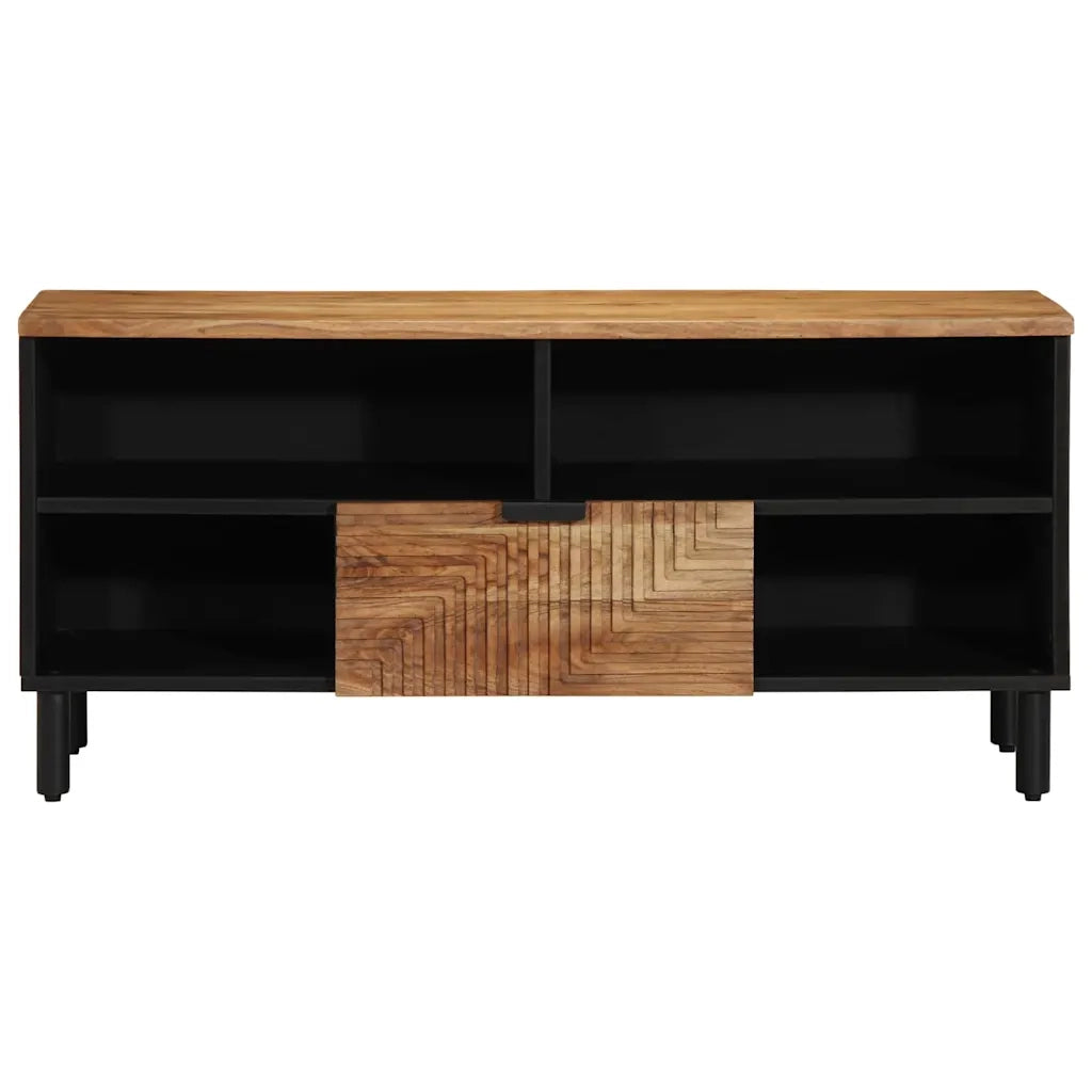 Unità TV Legno di Acacia Massello 100 x 33,5 x 46 cm 4017772