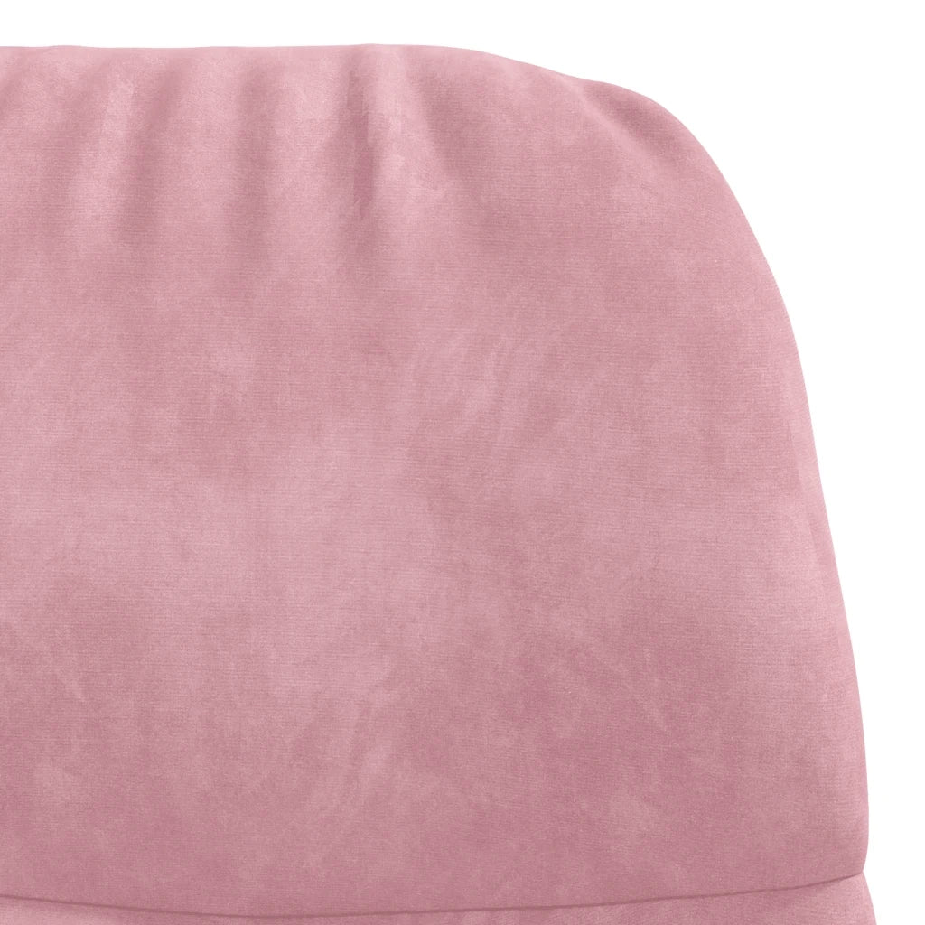 Sedia Relax Rosa in Velluto 4102614