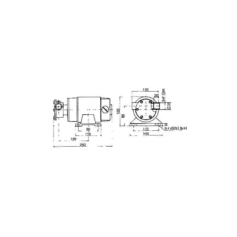 POMPA EP60 24V. EP 60 PUMP 24 V.
