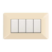PLACCA EASY MATIX AVORIO 4P