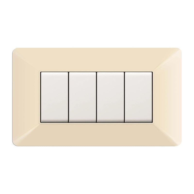 PLACCA EASY MATIX AVORIO 4P