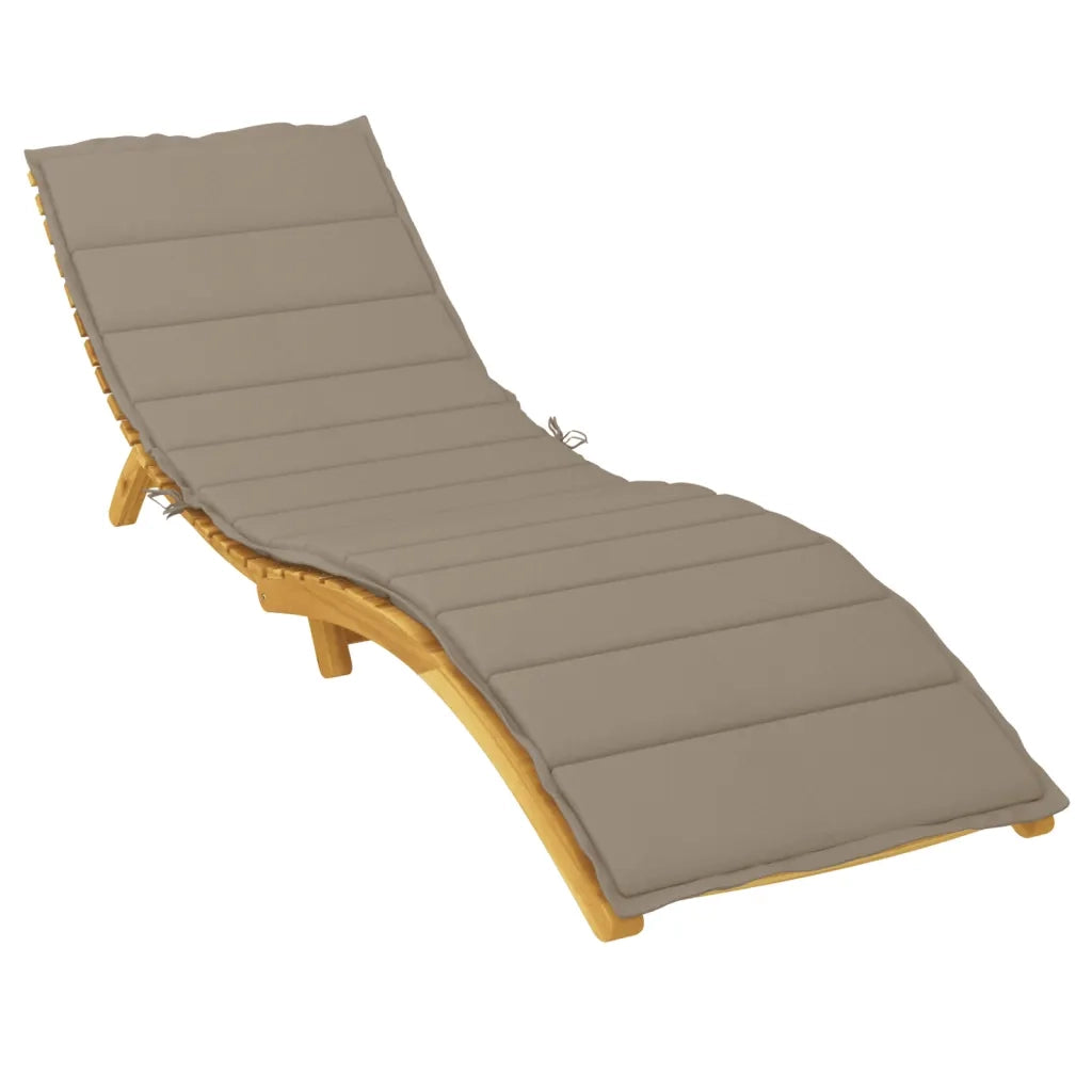 Cuscino per Lettino Tortora 200x70x3 cm in Tessuto Oxford 314226