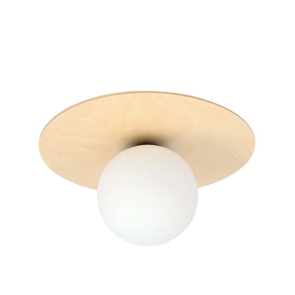 Plafoniera Minimal Pegaso Acciaio Marrone 1 Luce E14 Ip20