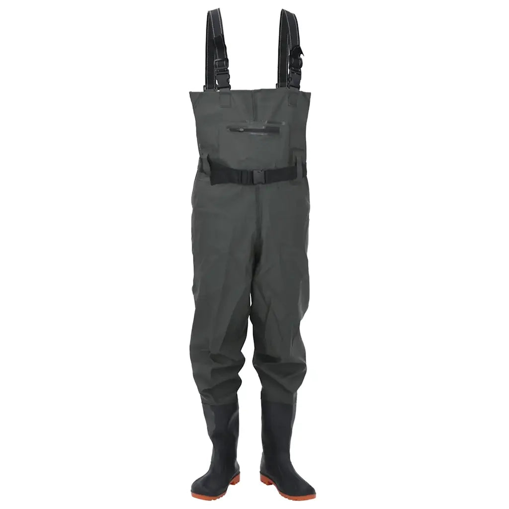 Wader con Stivali e Cintura Verde Scuro Taglia 40 4016992