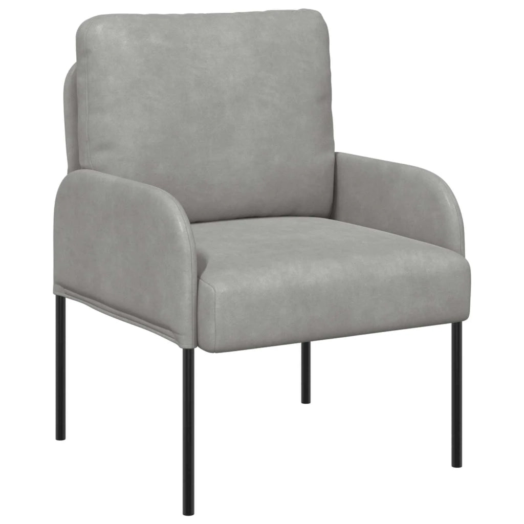 Set divani con cuscino 3 pcs Grigio chiaro 115 x 56 x 80 cm 3406217