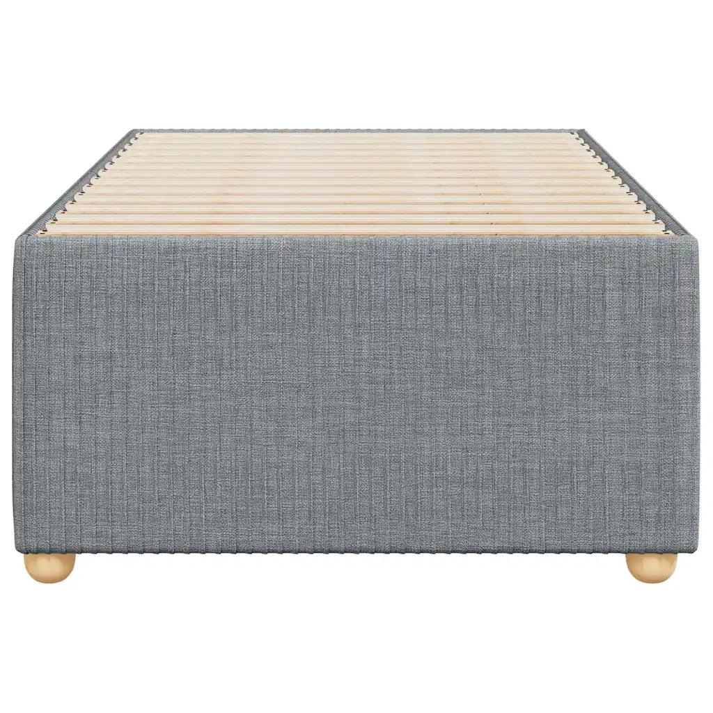 Giroletto senza Materasso Grigio Chiaro 90x190 cm Tessuto 3284900