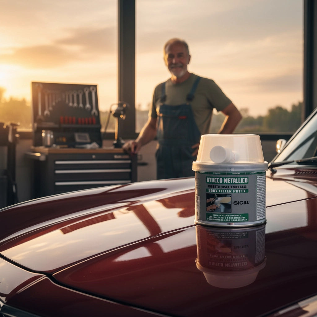 Stucco metallico resistente per riparazioni e ricostruzioni 125 ml