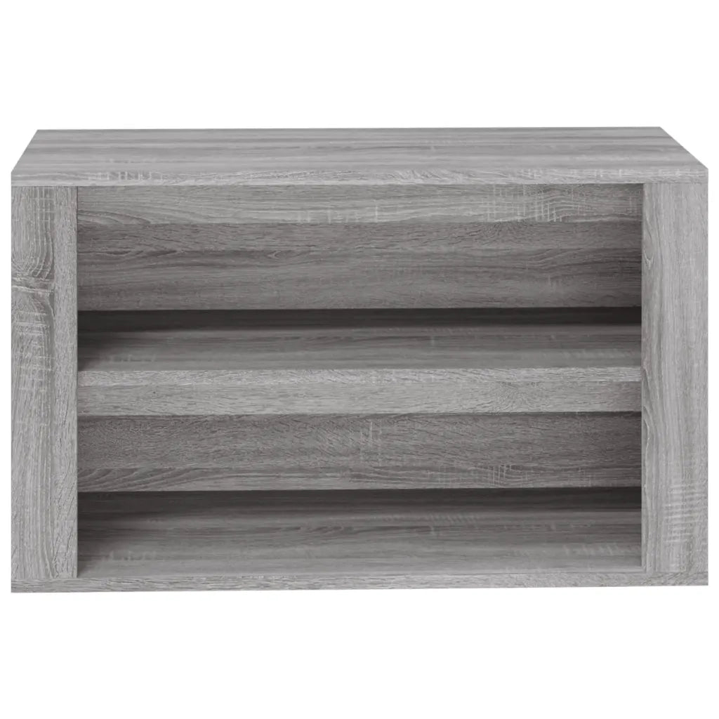 Scarpiera | Mobile per scarpe Grigio Sonoma 75x35x45 cm in Legno Multistrato