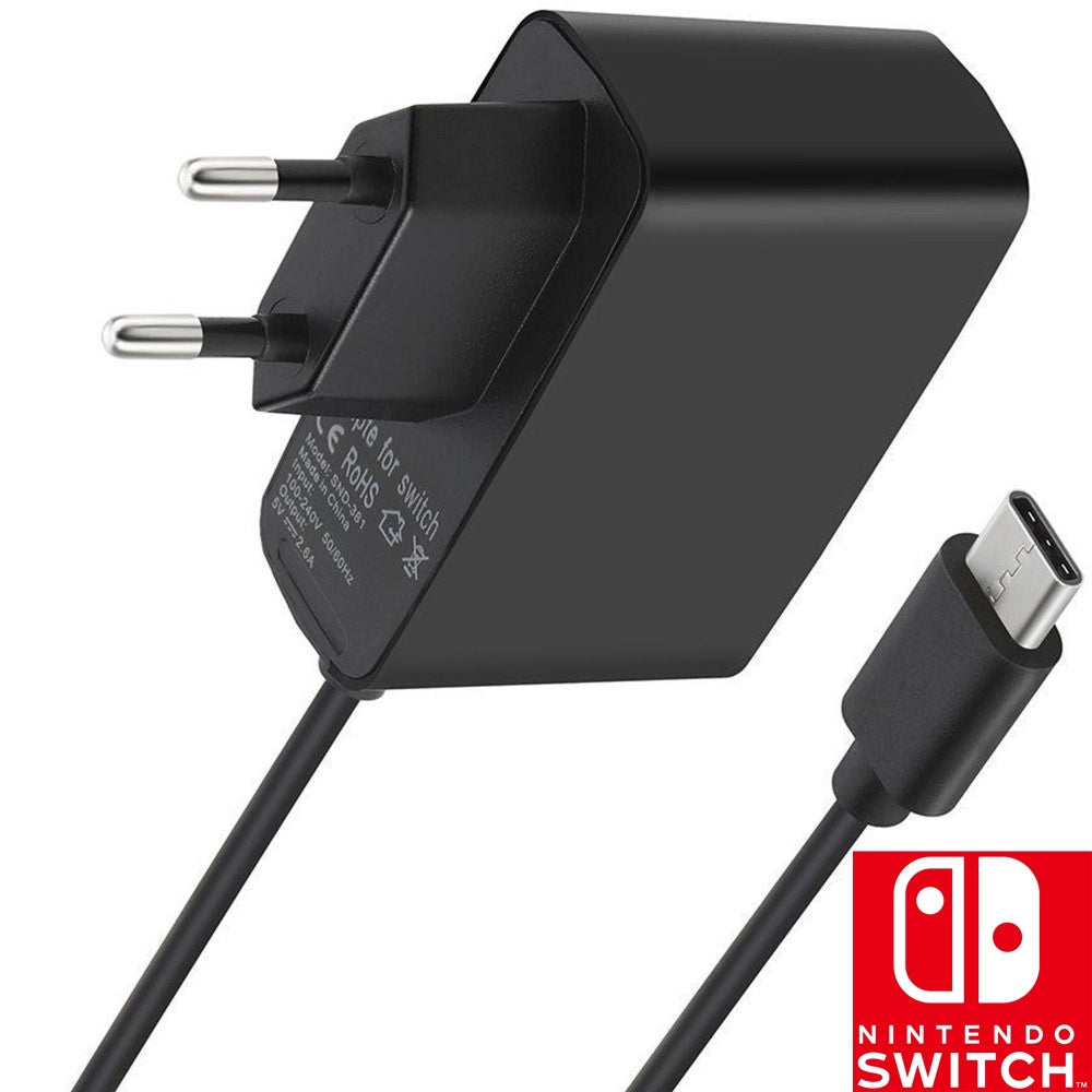 Trade Shop - Alimentatore Caricabatteria Veloce Rapido Per Ninetendo Switch & Dock Type-c 40w -