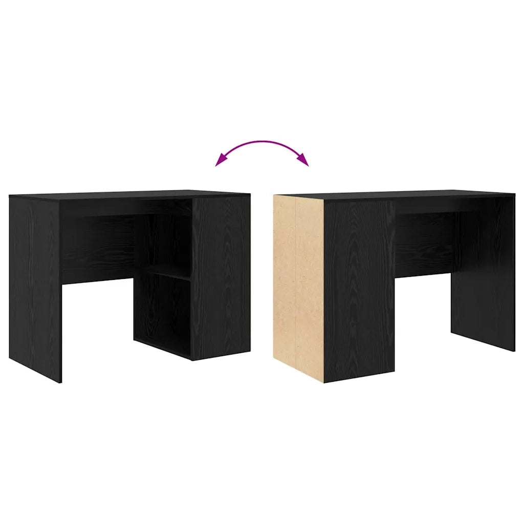 Scrivania Rovere Nero Legno ingegnerizzato 102 x 50 x 75 cm 869539