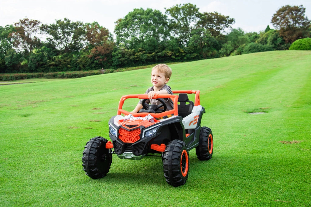 Auto elettrica per bambini ¨C Xylo ¨C 2 posti, telecomando, verde