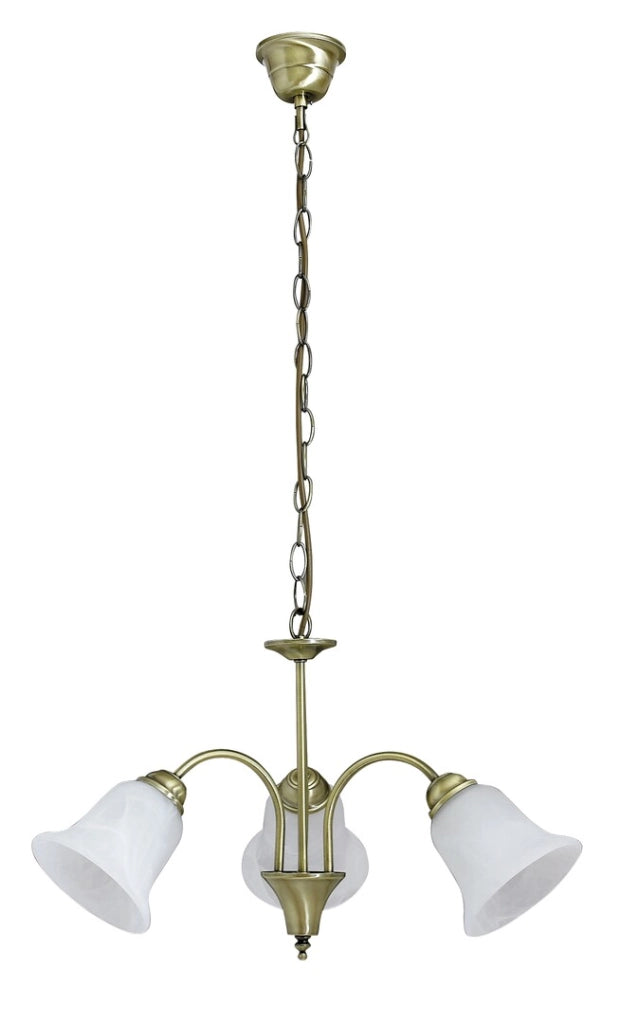 Lampadario classico Francesca Rabalux 3xE14 bronzo