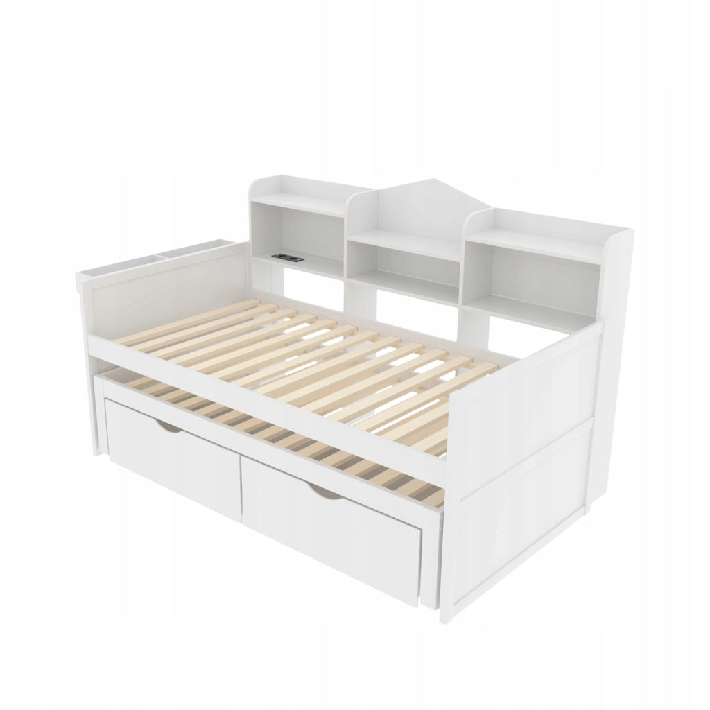 Sof?? letto pieghevole - Xylo - 90x190 - Bianco - USB