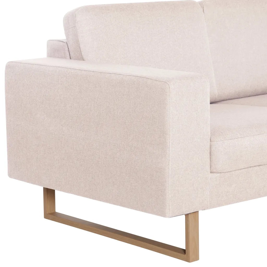 Set Divani 2 pz in Tessuto Crema 276859