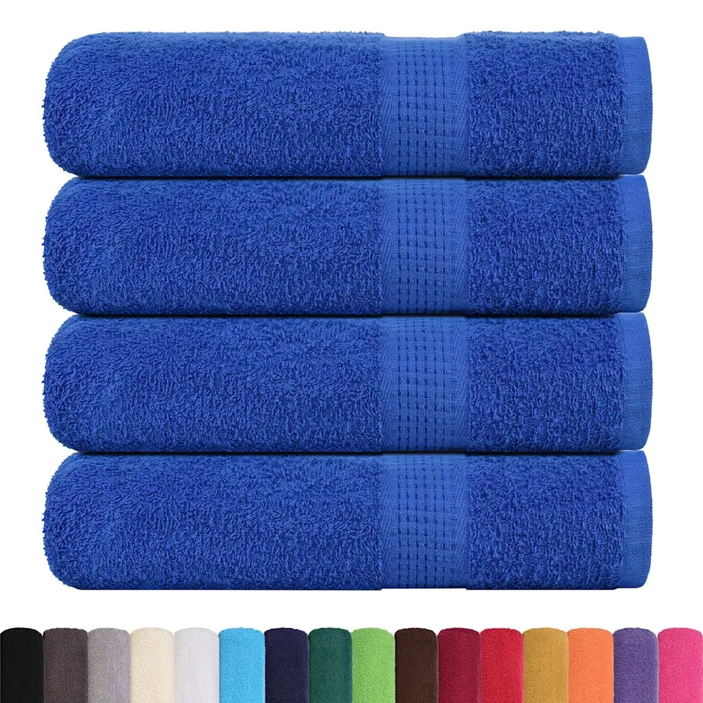 Asciugamani da doccia FROGN 4 pezzi Blu 70x140 cm 360 g/m2