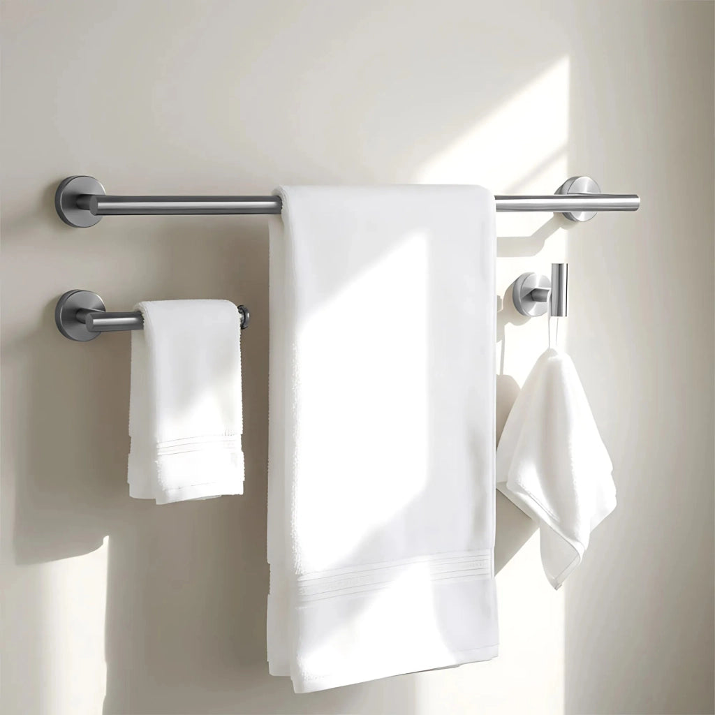 Set Accessori Da Bagno Ari Brush Nickel 4 Pezzi