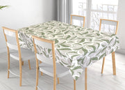 Tovaglia Per Salotto Cucina Tavolo 100% Cotone Made In Italy Jungle RP - 140x140 - Verde